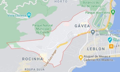 Mapa da Gávea