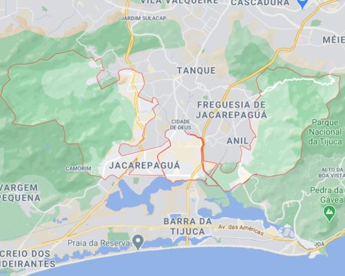 Mapa de Jacarepaguá