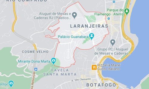 Mapa de Laranjeiras
