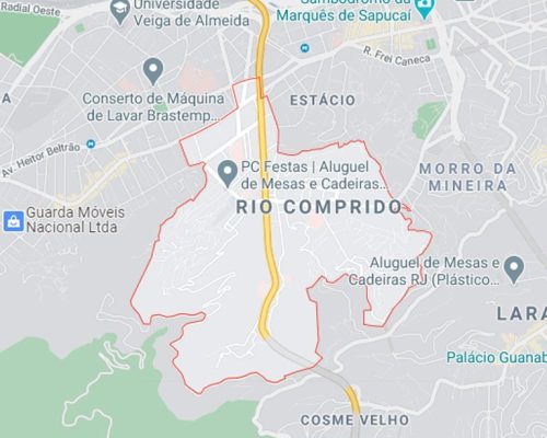 Mapa do Rio Comprido