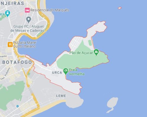 Mapa da Urca